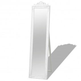 Free-standing Mirror White Wood, glass, engineered wood