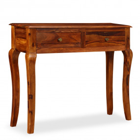Console Table Sheesham Wood Natural Solid Sheesham Wood...