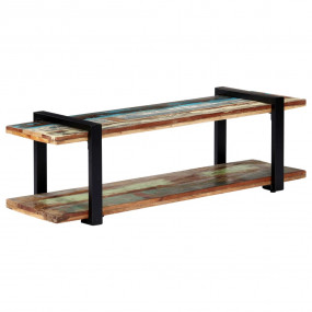 TV Cabinet Multicolor Solid reclaimed wood Standard TV ...