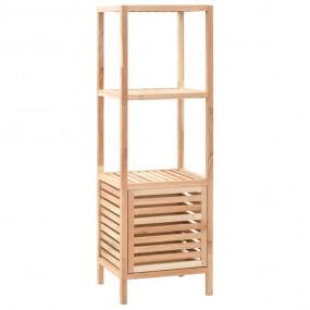 Storage Cabinet Natural Wood Solid walnut wood and plyw...