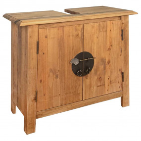 Vanity Cabinet Natural pine Solid pinewood Medium