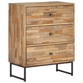 Sideboard Natural wood color Reclaimed teak wood Medium...