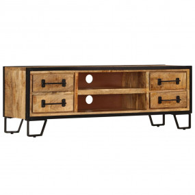 TV Cabinet Multicolor Solid mango wood and steel 47.2 i...