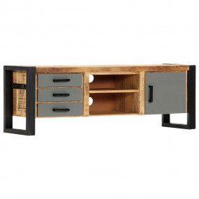 TV Cabinet Natural wood and grey