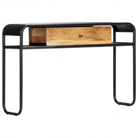 Console Table Brown Solid Mango Wood 46.5 in console ta...