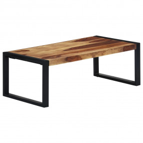 Coffee Table Natural wood color + black