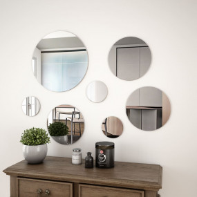 Wall Mirror Transparent Glass Small, Medium, Large