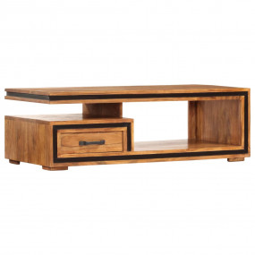 Coffee Table Honey touch Solid Acacia wood 39.4x17.7x13...