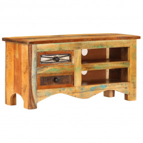 TV Stand Varied Solid Reclaimed Wood 31.5 x 11.8 x 15.7...