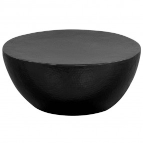 Coffee Table Black Hammered aluminum Medium Appealing D...