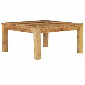 Coffee Table Natural Mango Wood Solid Mango Wood Medium...
