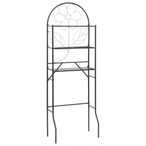 Toilet Rack Black Steel Standard Toilet Rack Rectangula...