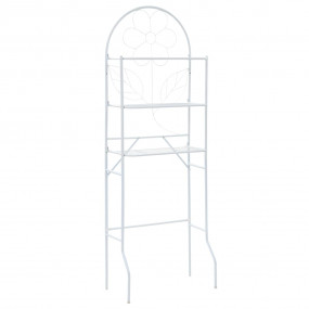 Toilet Rack White Steel Toilet Rack Rectangular Contemp...