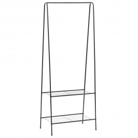 Clothes Rack Black Steel 23.2 x 13.8 x 59.1 in Clothes ...
