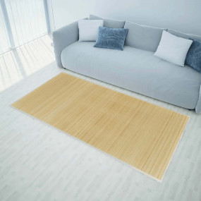 Rug Natural Bamboo 39.4 x 63.0 in Non-slip Bamboo Rug
