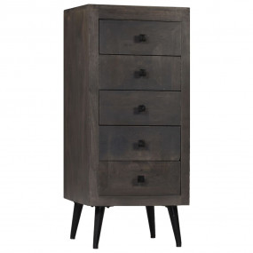 Sideboard Brown Mango wood, powder-coated steel Sideboa...