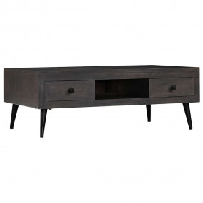 Coffee Table Brown Solid mango wood, Powder-coated stee...