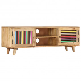 TV Stand Multicolor Solid mango wood, engineered wood 4...