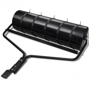 Lawn Roller Black Iron Standard Durable Aerator Cylindr...
