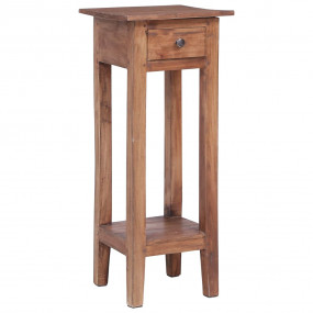Plant Stand Warm brown Solid mahogany wood 11.8x11.8x29...
