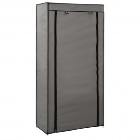 Shoe Cabinet Gray Iron, Polypropylene Medium Lightweigh...