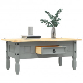 Coffee Table Grey body and brown top Solid pinewood