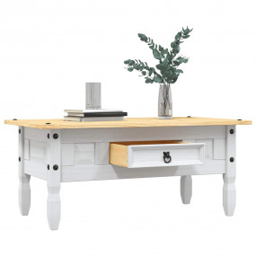 Coffee Table White body and brown top Solid Pinewood Co...