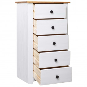 Sideboard White Solid pinewood Medium Sideboard Rectang...
