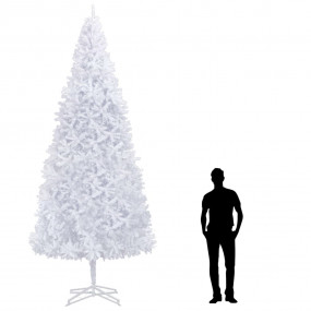 Christmas Tree White PVC, Steel Extra Large Height-Adju...