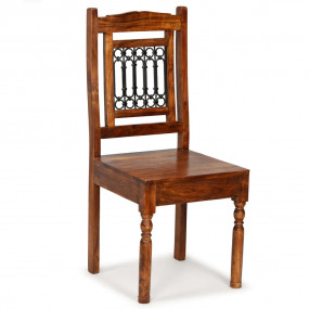 Dining Chair Set of 4 Different shades of brown
