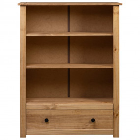 Bookcase Natural wood color Solid pine wood Medium Book...