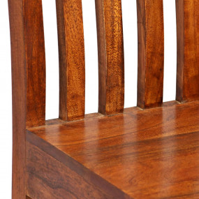 Dining Table Set Wooden Brown