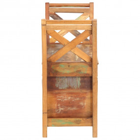 Hall Bench Dark brown Solid reclaimed wood 40.6 in wide...