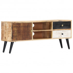 Tv Cabinet Natural Wood Solid Mango Wood Standard TV Ca...