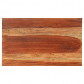 Table Top Various shades of brown Solid Sheesham Wood M...