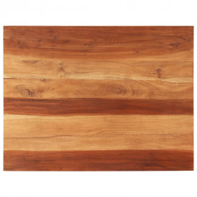 Table Top Honey Brown Solid Acacia wood 27.6 x 35.4 in ...