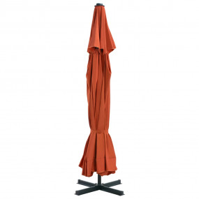 Garden Parasol Terracotta Aluminum, Steel, Plastic Larg...