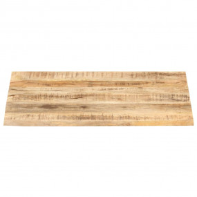 Table Top Varies due to natural wood variation Solid Ma...