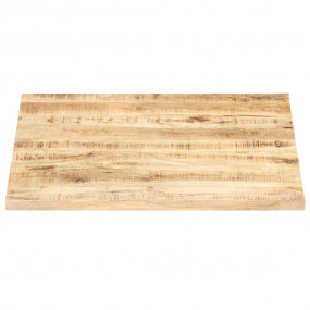 Table Top Natural wood Solid mango wood 31.5 x 31.5 in ...