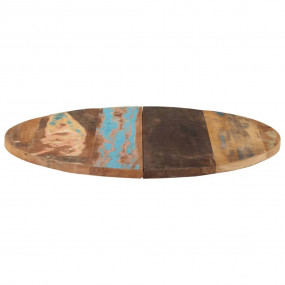 Table Top Multicolored Solid reclaimed wood 31.5 in Dia...