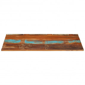 Table Top Multicolor Solid reclaimed wood 23.6 x 39.4 i...