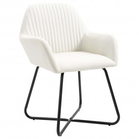 Dining Chair Set of 6 Cream