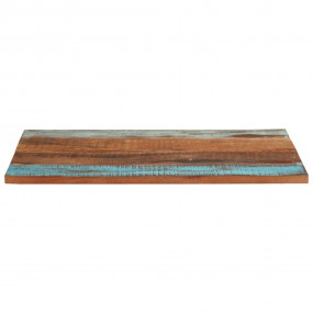 Table Top Multicolor Solid reclaimed wood 27.6 x 35.4 i...