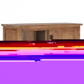 TV Cabinet Natural Teak Solid Teak Wood Medium Teak TV ...
