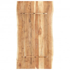 Table Top Natural Acacia Solid acacia wood 46.5 x Durab...