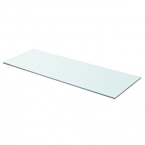 Glass Panel Set of 2 Clear Tempered Glass 31.5x11.8 in
