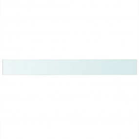 Glass Panel Set of 2 Clear Tempered Glass 43.3 x 4.7 in...