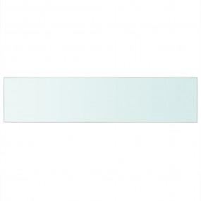 Glass Panel Set of 2 Clear Tempered glass 43.3 x 9.8 in