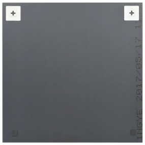 Wall Mirror Set of 2 Transparent Glass 19.7 x 19.7 in M...