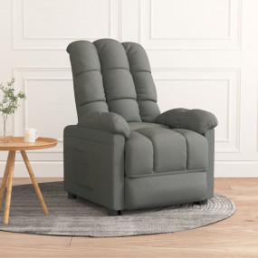 Recliner Chair Dark gray Fabric (100% polyester), plywo...